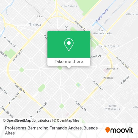 Profesores-Bernardino Fernando Andres map