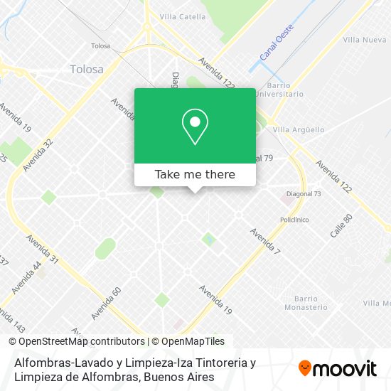 Alfombras-Lavado y Limpieza-Iza Tintoreria y Limpieza de Alfombras map