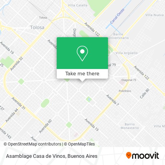 Asamblage Casa de Vinos map