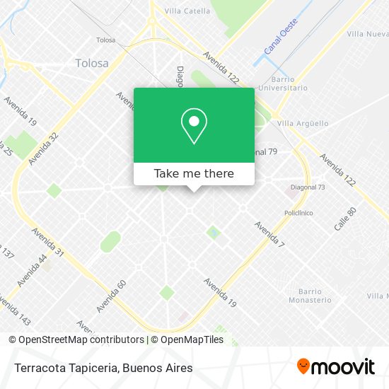 Terracota Tapiceria map