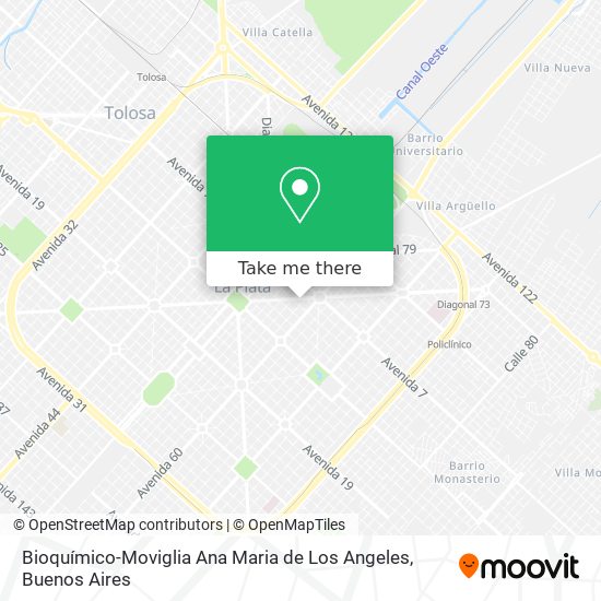 Bioquímico-Moviglia Ana Maria de Los Angeles map