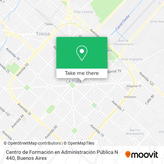 Centro de Formación en Administración Pública N 440 map
