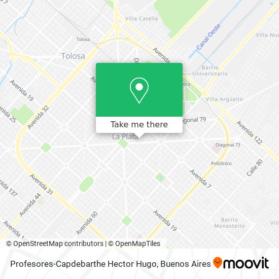 Profesores-Capdebarthe Hector Hugo map