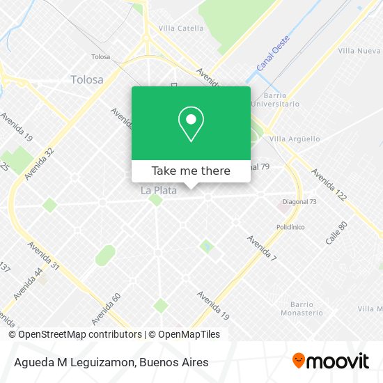 Mapa de Agueda M Leguizamon