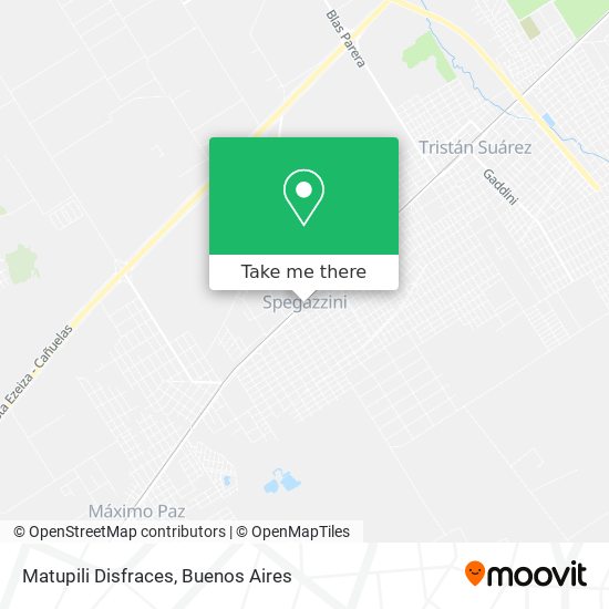 Mapa de Matupili Disfraces