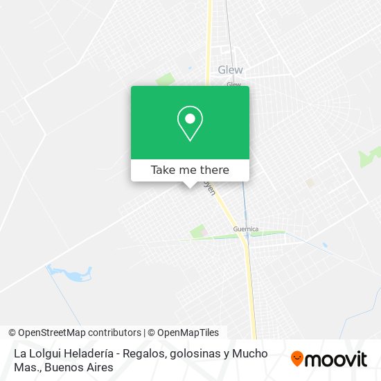 La Lolgui Heladería - Regalos, golosinas y Mucho Mas. map