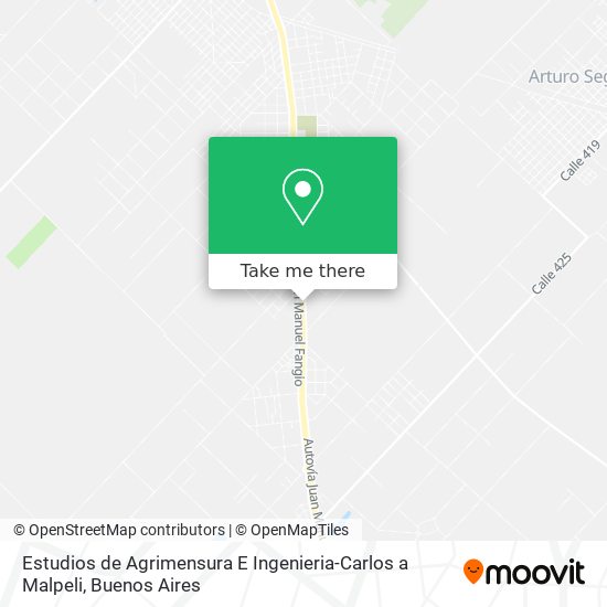 Estudios de Agrimensura E Ingenieria-Carlos a Malpeli map