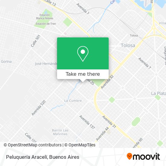 Mapa de Peluquería Aracelí