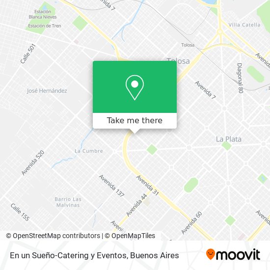 En un Sueño-Catering y Eventos map