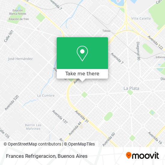 Frances Refrigeracion map