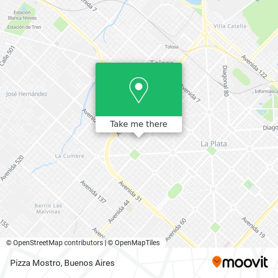 Mapa de Pizza Mostro