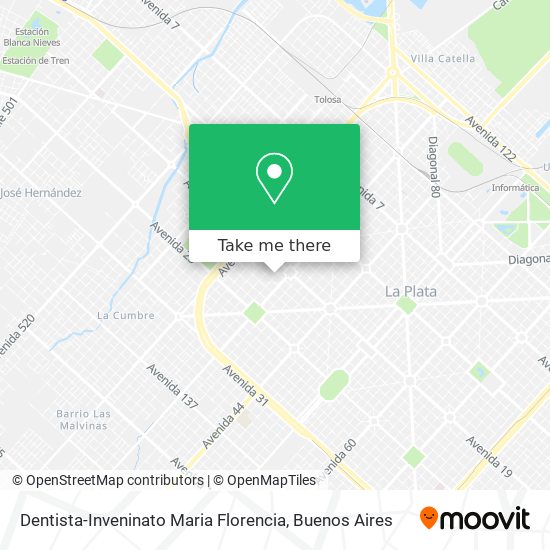 Dentista-Inveninato Maria Florencia map