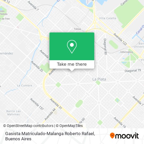 Gasista Matriculado-Malanga Roberto Rafael map