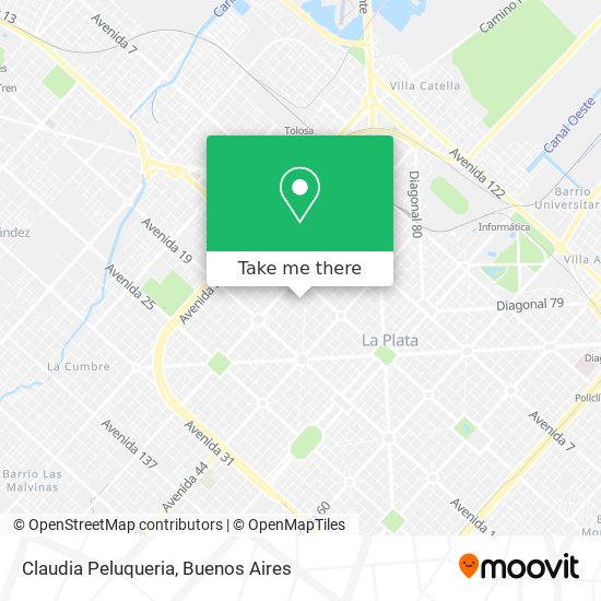 Claudia Peluqueria map