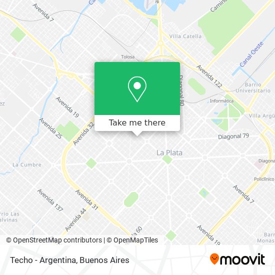 Techo - Argentina map