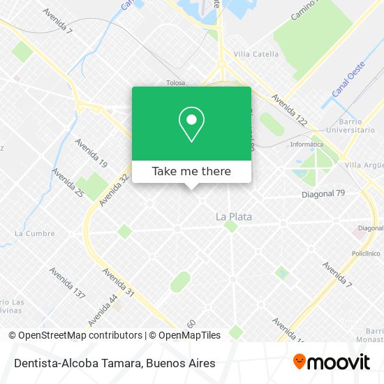 Dentista-Alcoba Tamara map