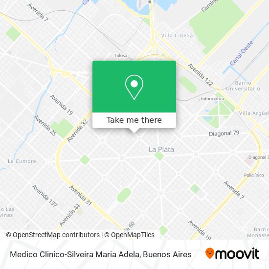 Medico Clinico-Silveira Maria Adela map