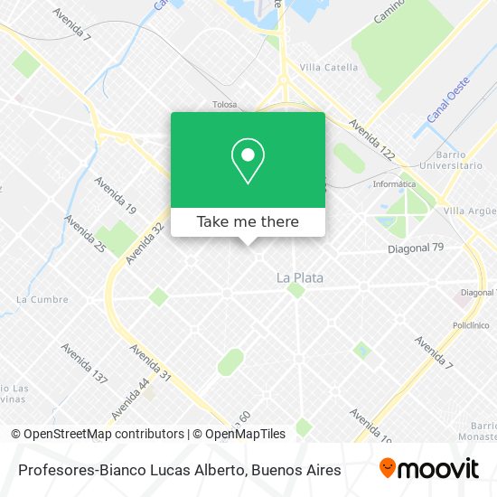 Profesores-Bianco Lucas Alberto map