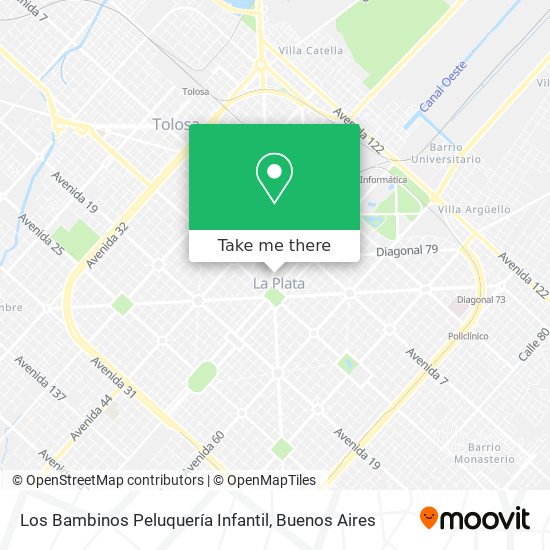 Los Bambinos Peluquería Infantil map