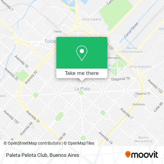 Paleta Pelota Club map