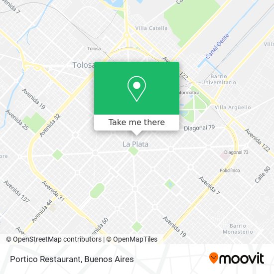 Portico Restaurant map