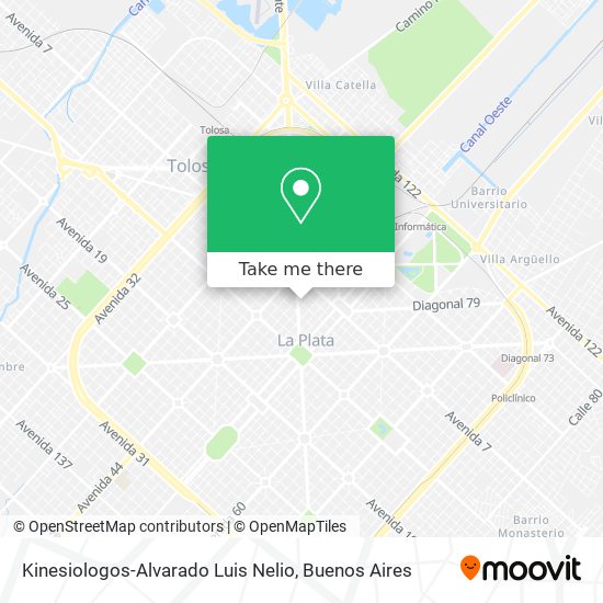 Kinesiologos-Alvarado Luis Nelio map