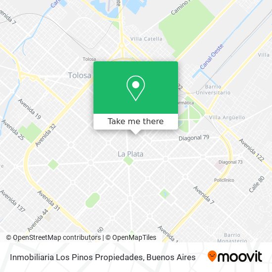 Inmobiliaria Los Pinos Propiedades map