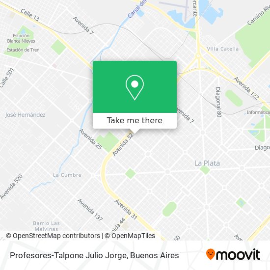 Profesores-Talpone Julio Jorge map