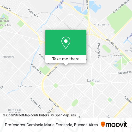 Profesores-Camiscia Maria Fernanda map