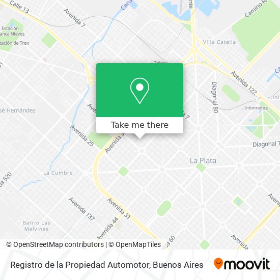 Mapa de Registro de la Propiedad Automotor