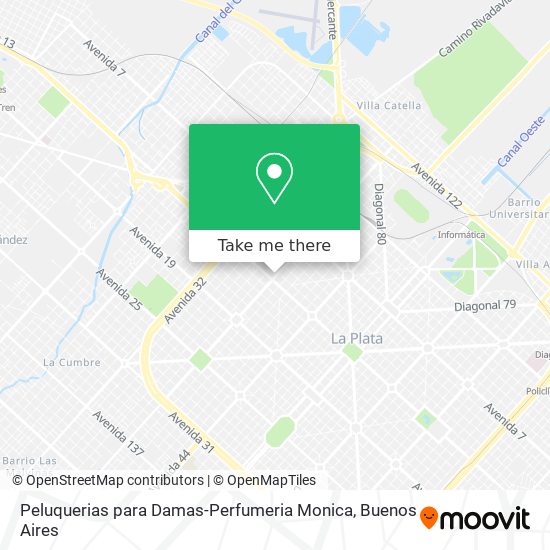 Peluquerias para Damas-Perfumeria Monica map