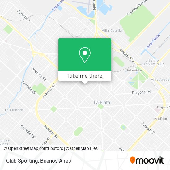 Club Sporting map