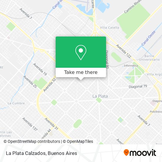 La Plata Calzados map