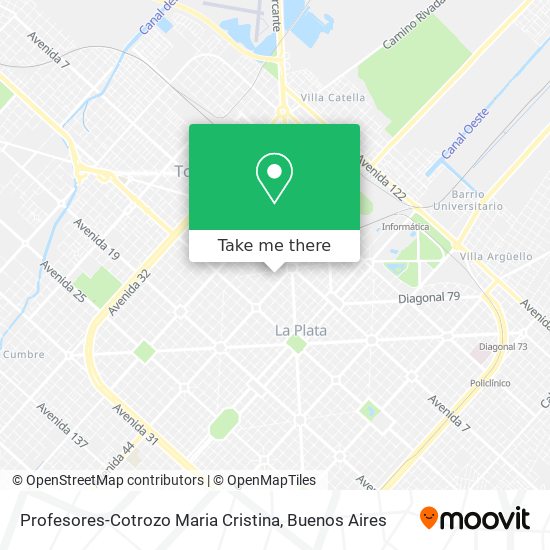 Profesores-Cotrozo Maria Cristina map
