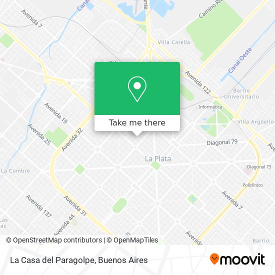 La Casa del Paragolpe map