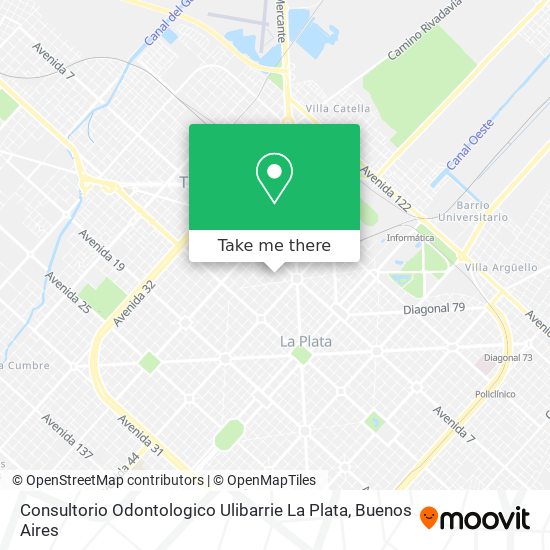 Consultorio Odontologico Ulibarrie La Plata map