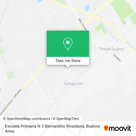 Escuela Primaria N 3 Bernardino Rivadavia map