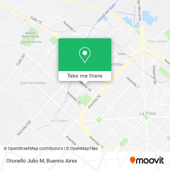 Otonello Julio M map