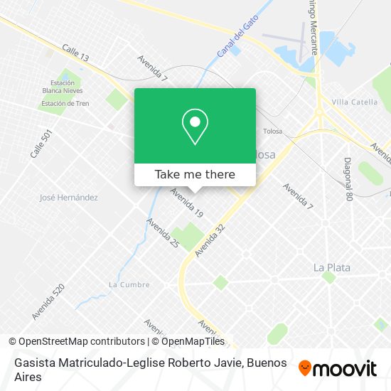 Mapa de Gasista Matriculado-Leglise Roberto Javie