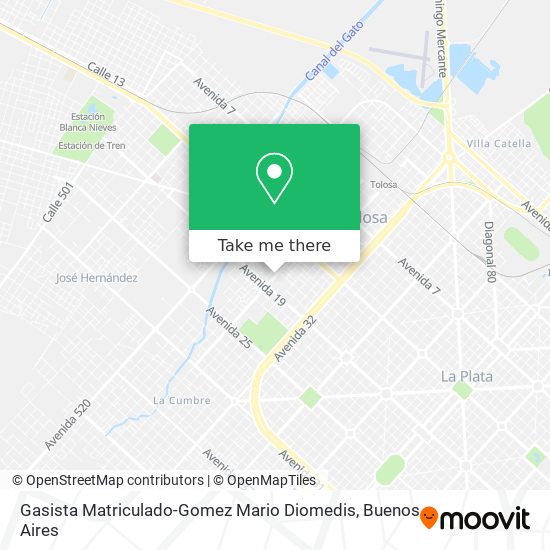 Gasista Matriculado-Gomez Mario Diomedis map