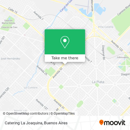 Catering La Joaquina map