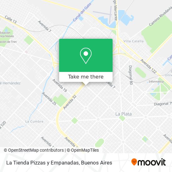 La Tienda Pizzas y Empanadas map