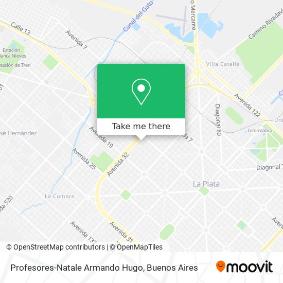 Profesores-Natale Armando Hugo map