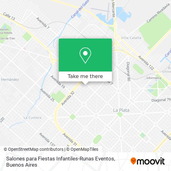 Salones para Fiestas Infantiles-Runas Eventos map