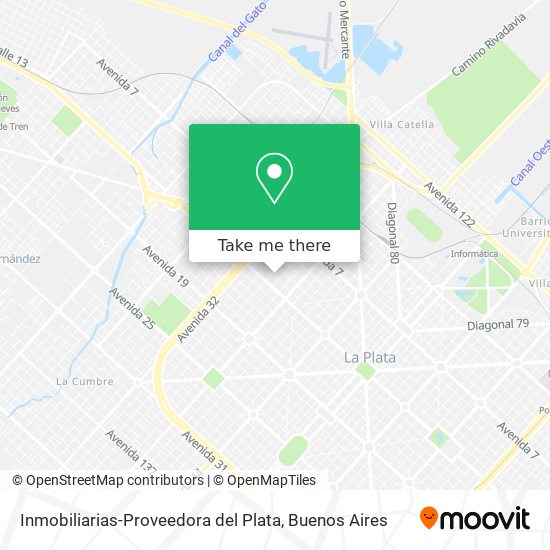 Inmobiliarias-Proveedora del Plata map