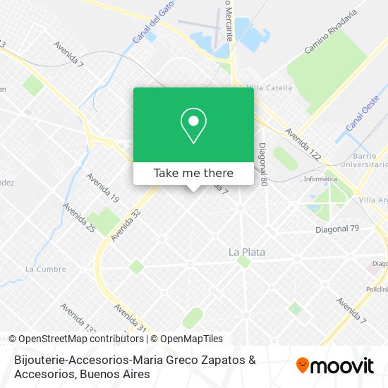 Mapa de Bijouterie-Accesorios-Maria Greco Zapatos & Accesorios