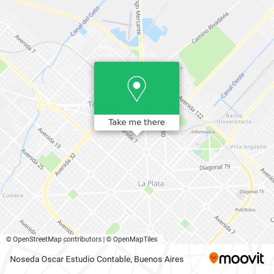 Mapa de Noseda Oscar Estudio Contable