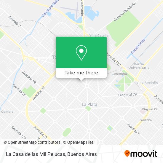 Mapa de La Casa de las Mil Pelucas