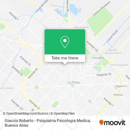 Mapa de Giaccio Roberto - Psiquiatria Psicologia Medica