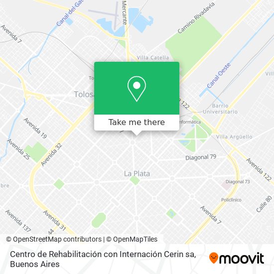 Centro de Rehabilitación con Internación Cerin sa map